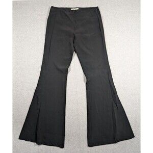 Acne Studios Italy Women Pants Size 40 Flare Leg Side Zip High Rise Career